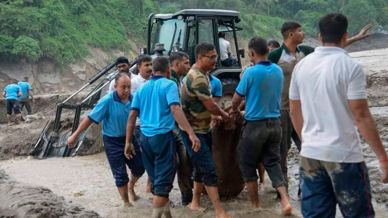 Sikkim flash floods