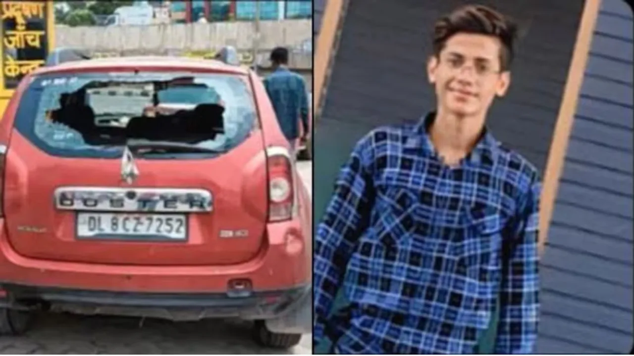 Aryan Mishra, the victim and his car