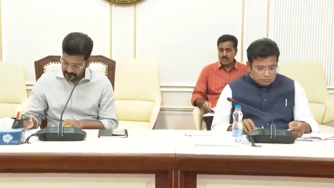 Revanth Reddy and Karan Adani