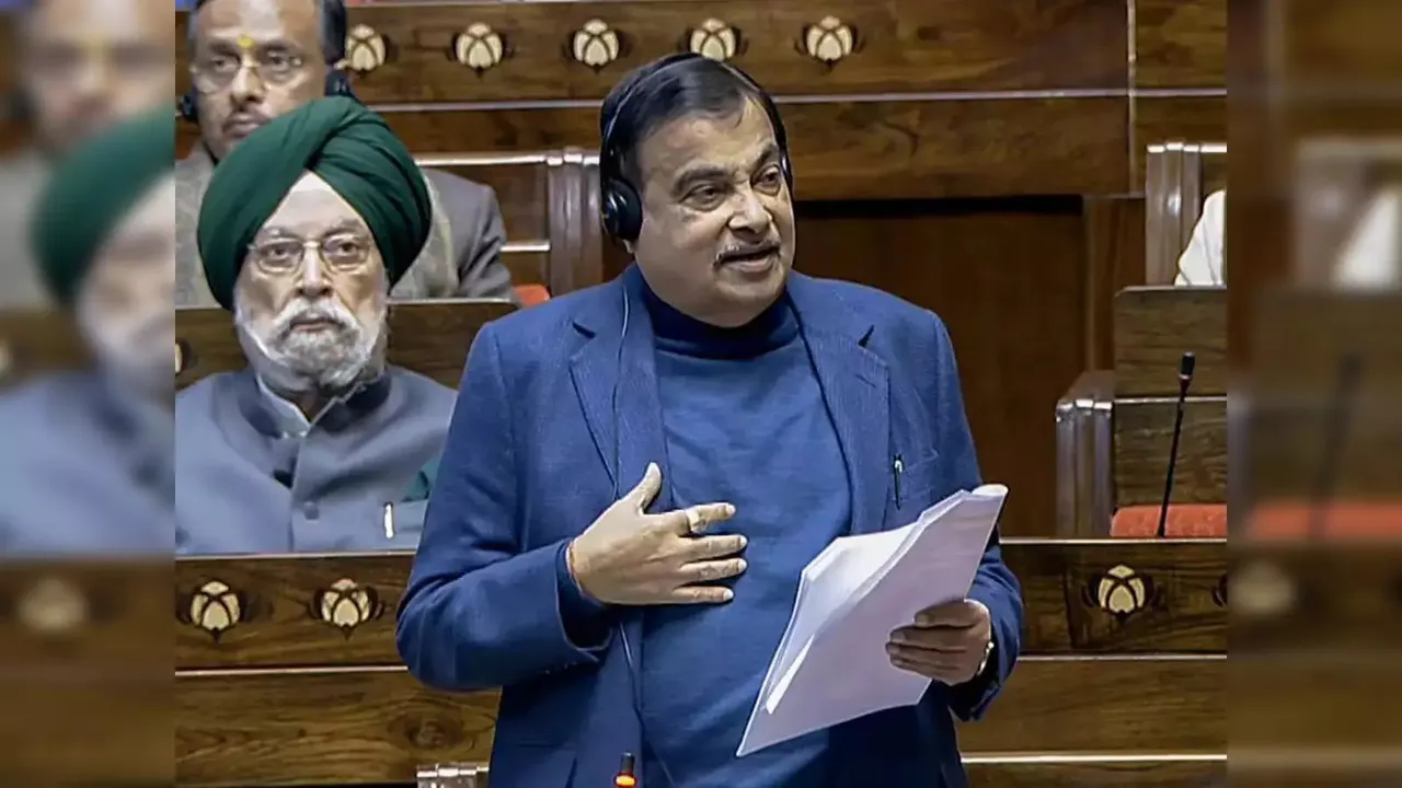 Nitin Gadkari In Lok Sabha