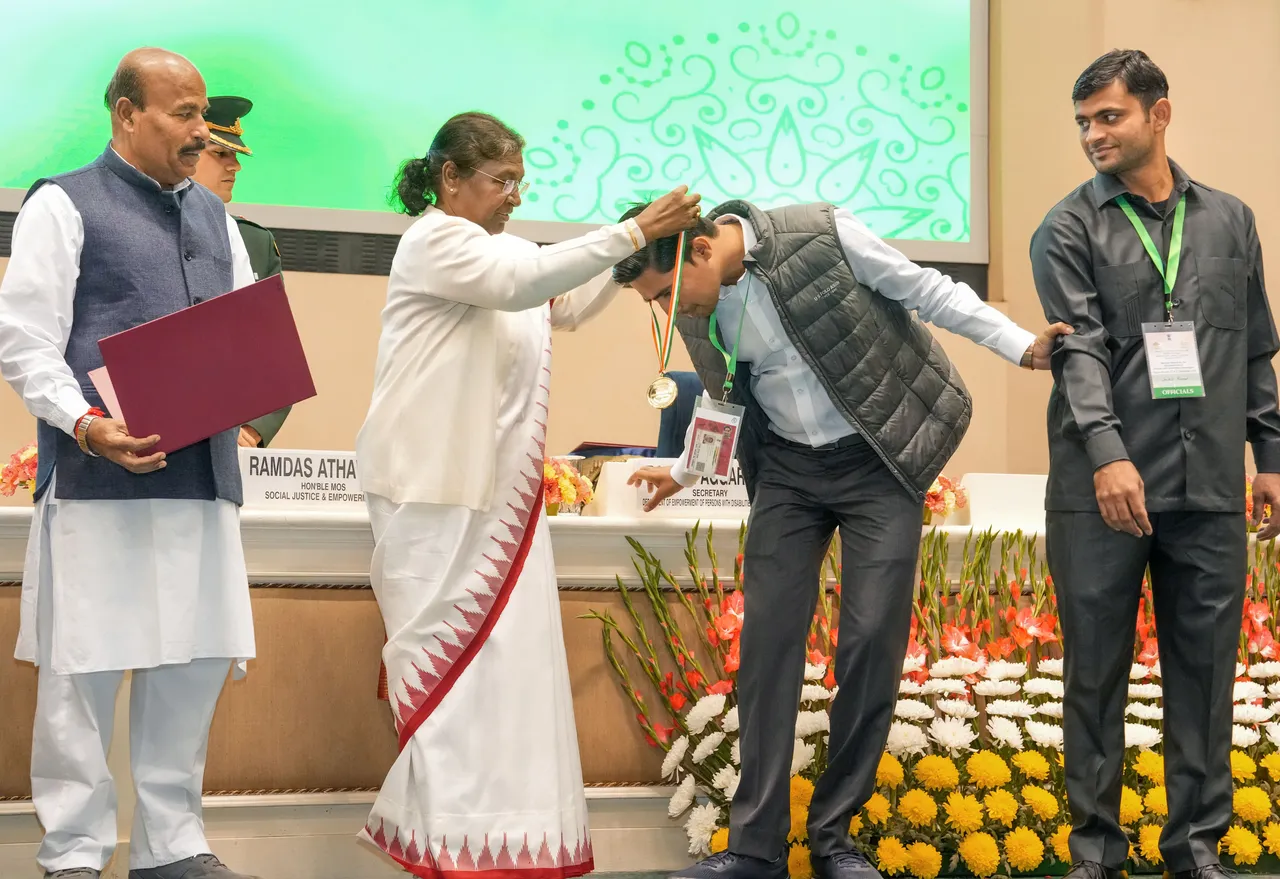 President Droupadi Murmu National Award Persons with Disabilities