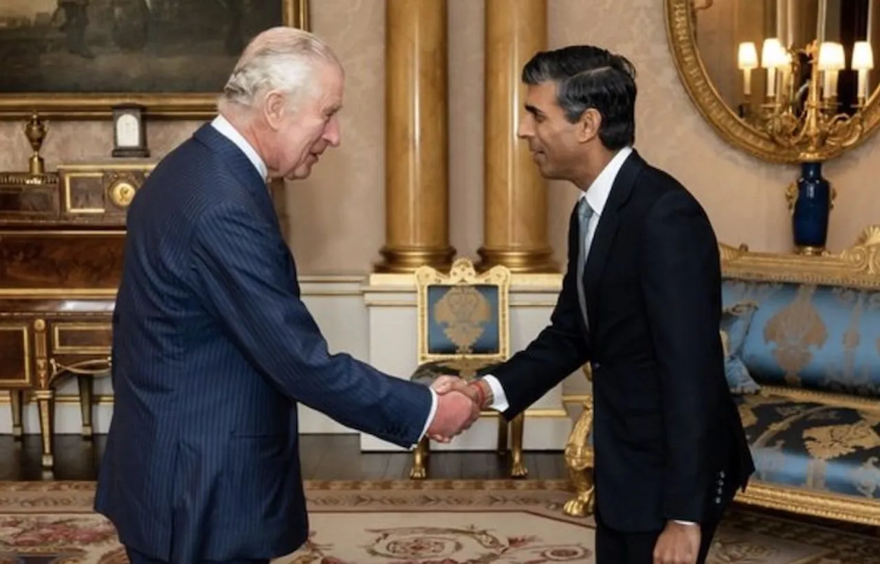Rishi Sunak and King Charles III