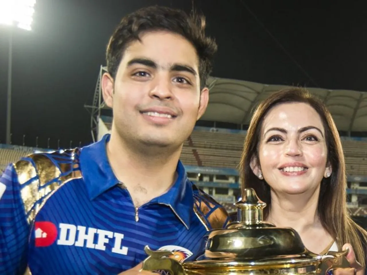 Akash Ambani and Nita Ambani