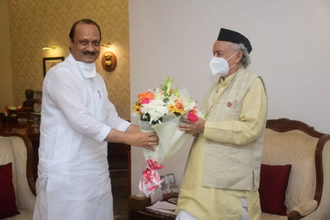 Leader of Opposition in the Maharashtra Assembly Ajit Pawar paid a courtesy visit to Governor Bhagat Singh Koshyari