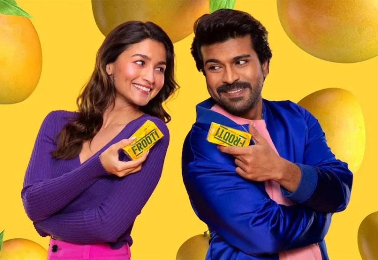 Representative image: Frooti brand ambassadors Alia Bhatt and Ram Charan