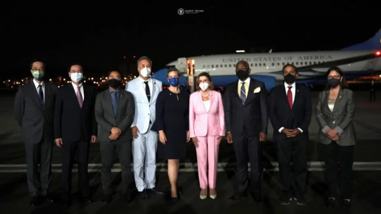 US House Speaker Nancy Pelosi in Taiwan (Image courtesy- Nancy Pelosi Twitter handle)