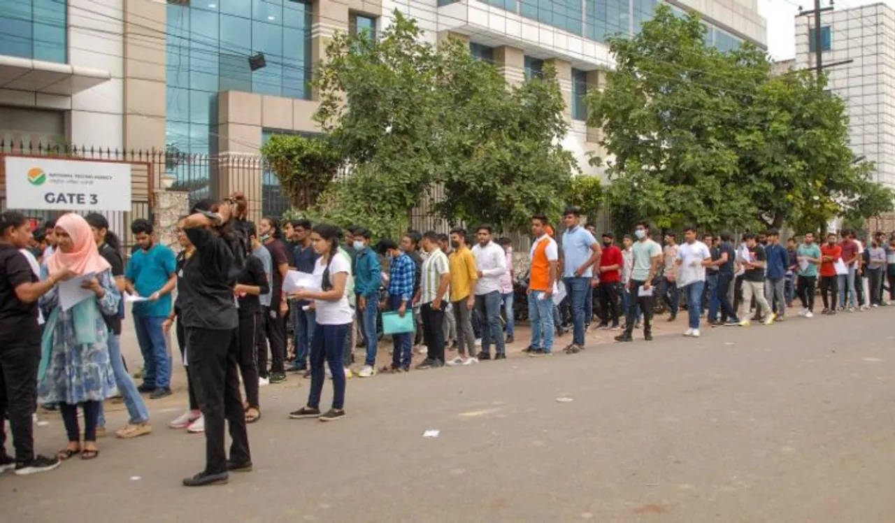Confusion among students regarding the last minute exam date and centre change