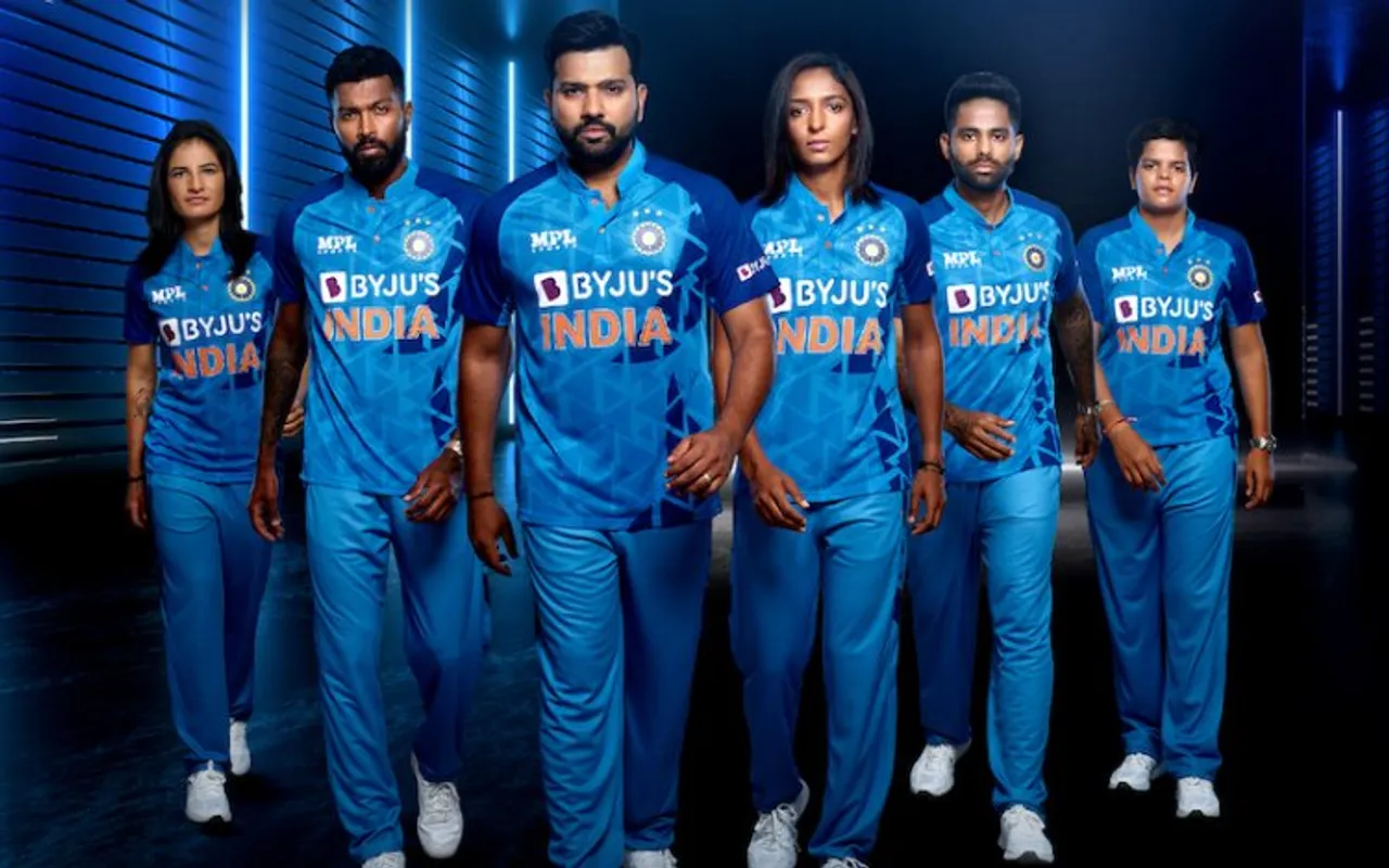 Team India's new jersey presented by MPL
