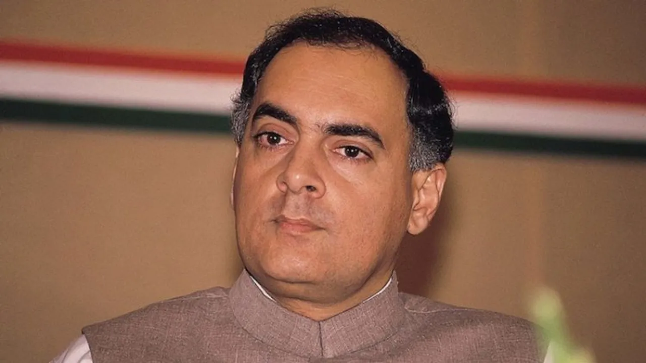 Former Prime Minister Rajiv Gandhi (File photo)
