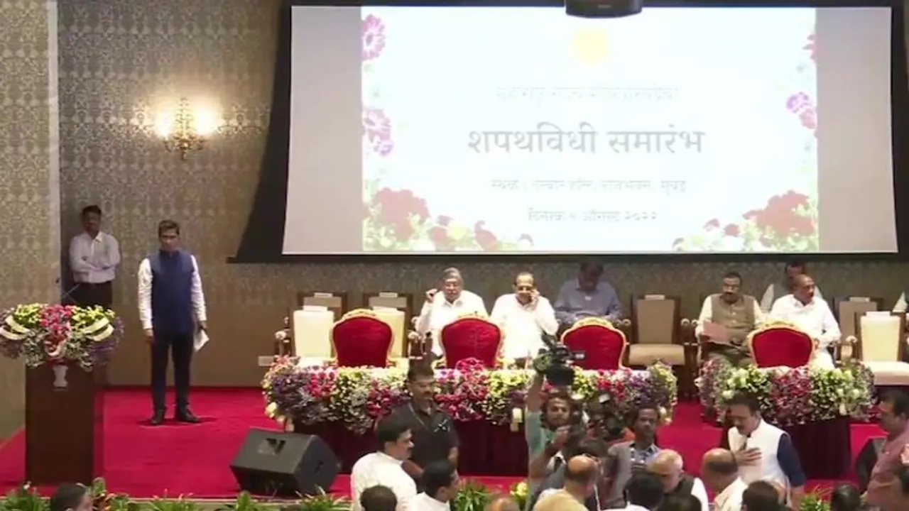 41 days after government formation, nine ministers each from Shinde camp and BJP form Maharashtra cabinet