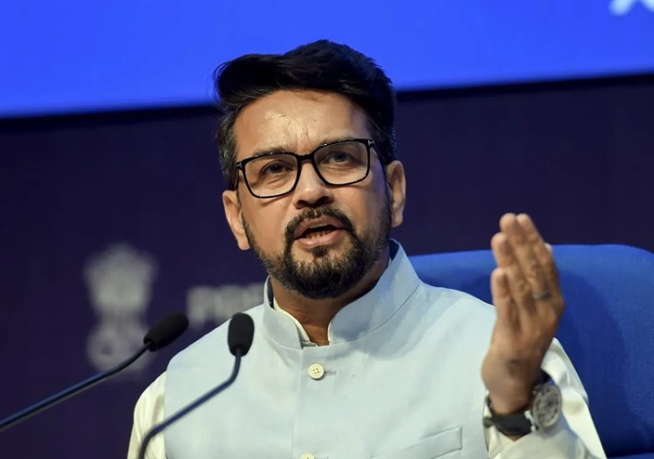 Information and Broadcasting Minister Anurag Singh Thakur (File photo)