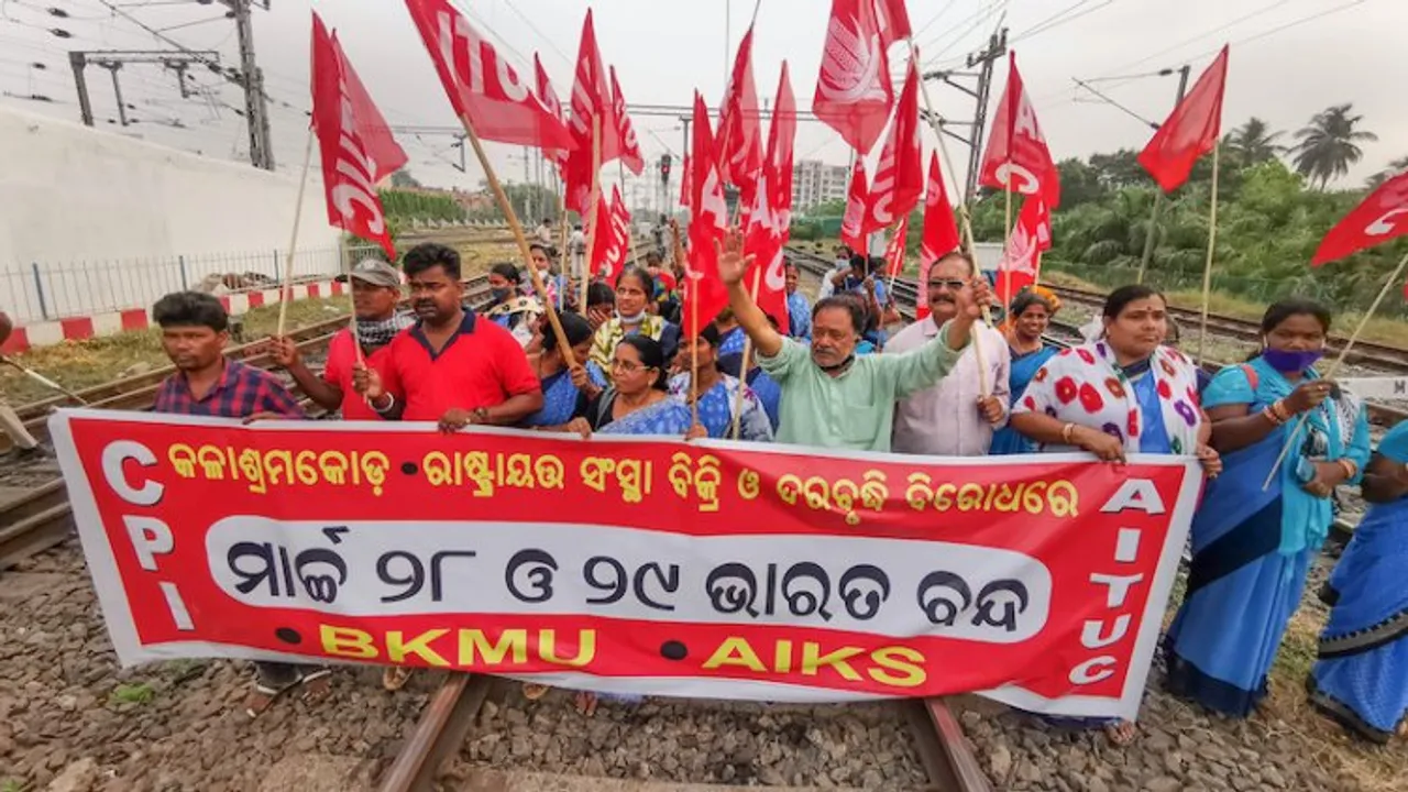Protest in Bhubaneshwar, Odhisa