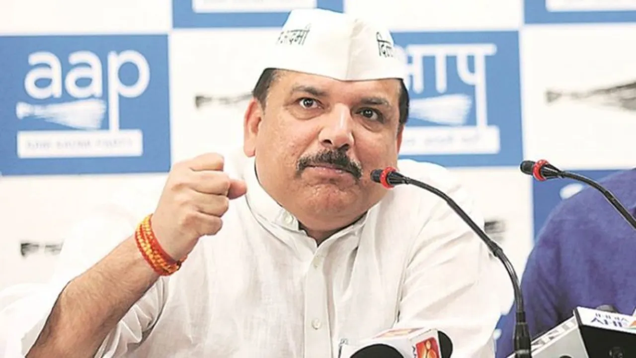 Aam Aadmi Party Rajya Sabha member Sanjay Singh (File photo)