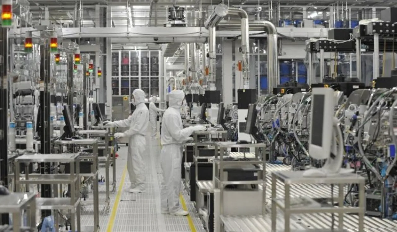Taiwan semiconductor chip production facility (File photo)