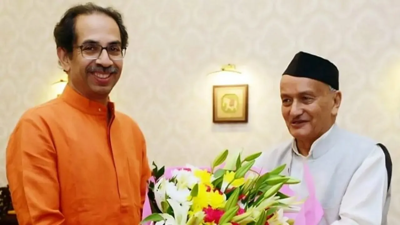 Maharashtra CM Uddhav Thackeray with Governor Bhagat Singh Koshyari (File photo)