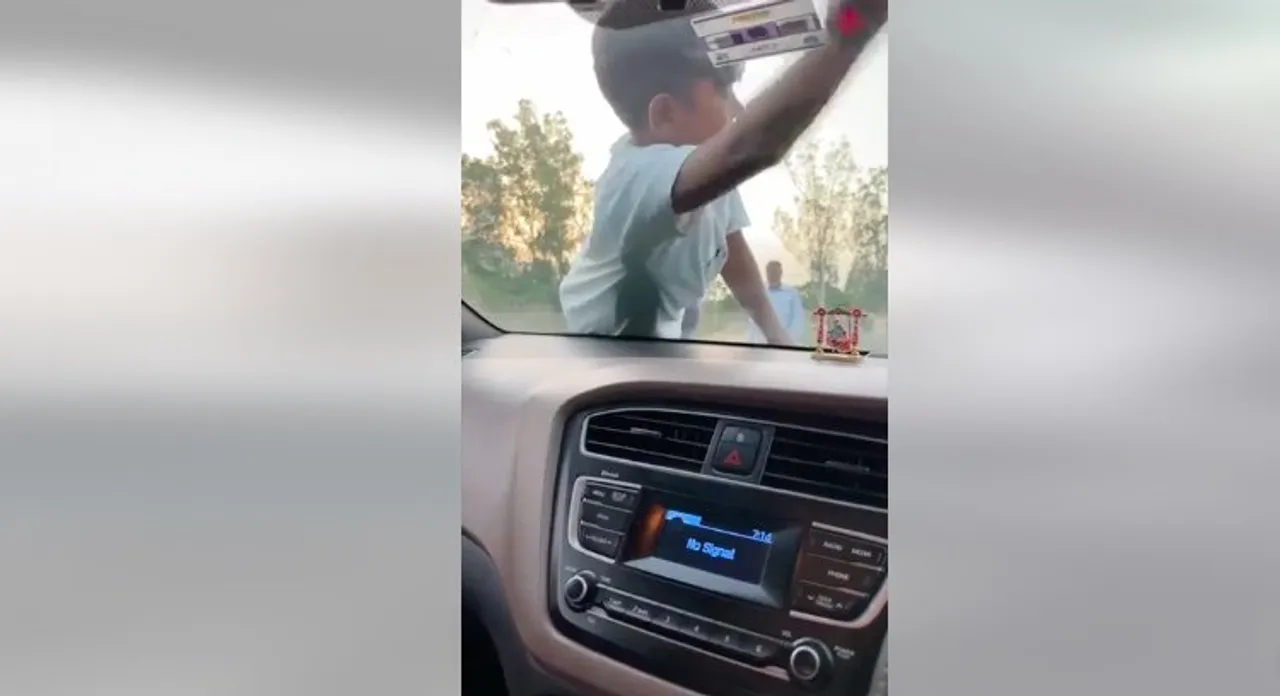A still from the fake video claiming Fastag scam