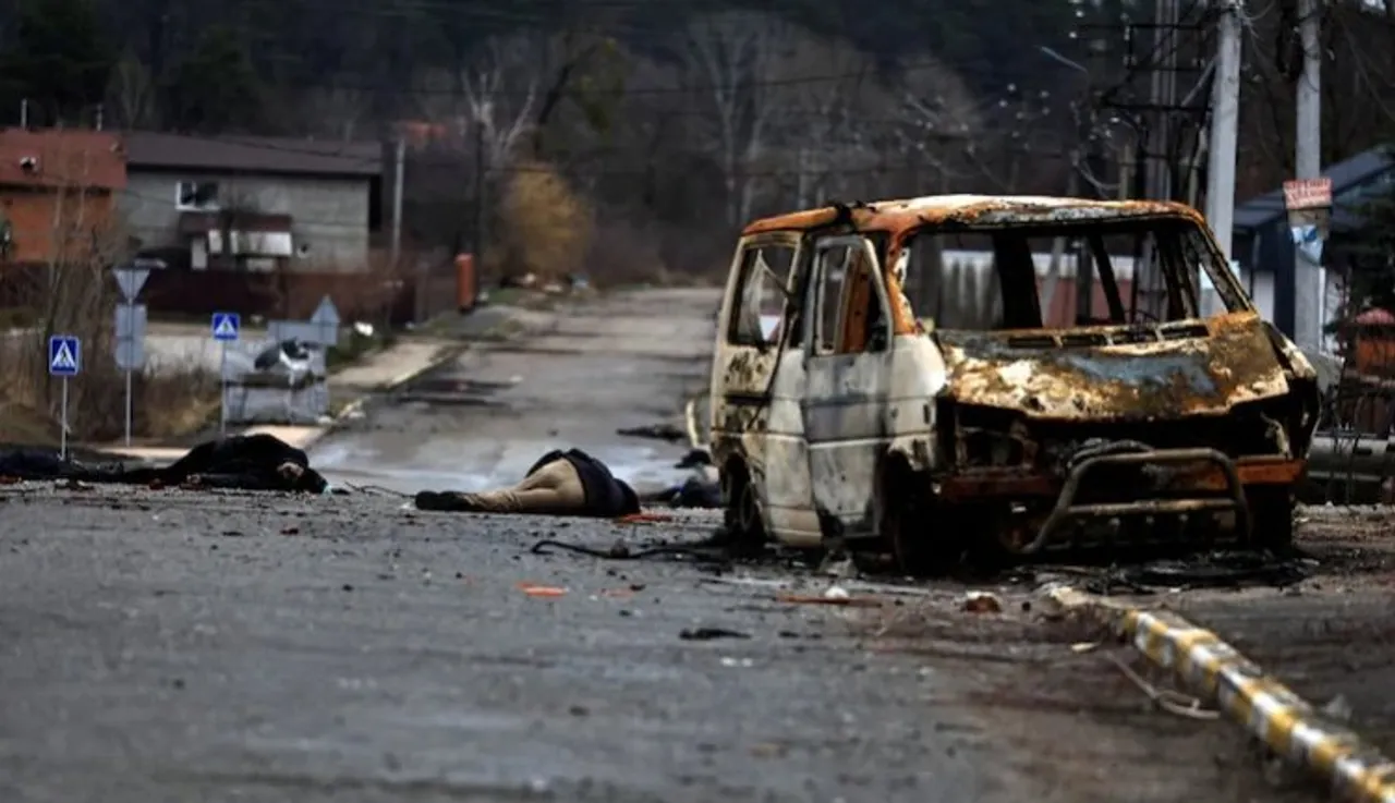 Image from Bucha, Ukraine