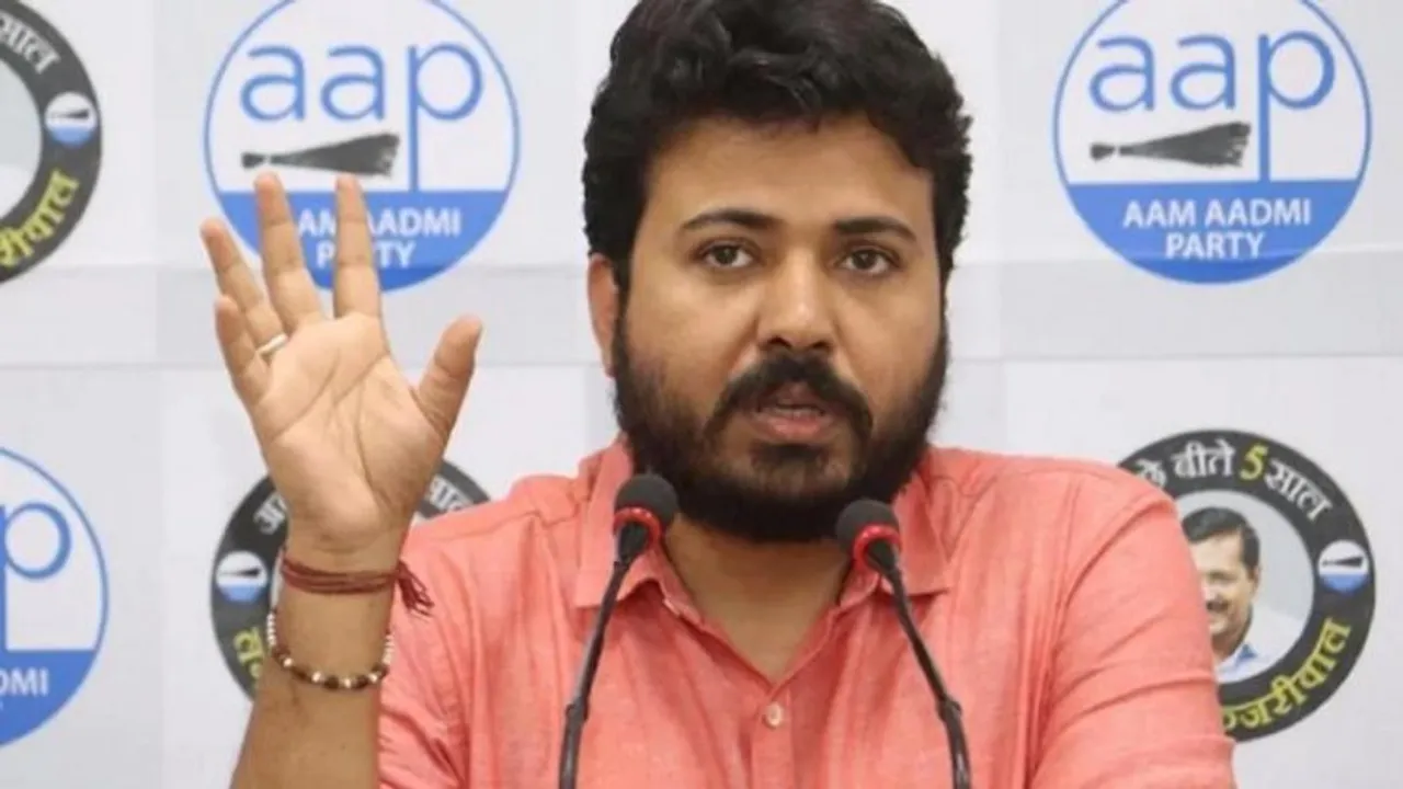 AAP's Durgesh Pathak leads in first round of counting in Rajinder Nagar bypoll