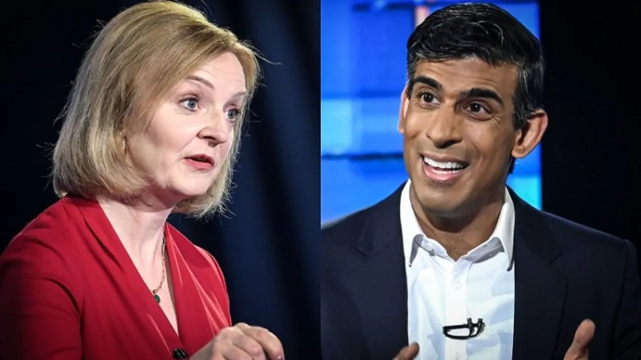 Liz Truss and Rishi Sunak (File photo)