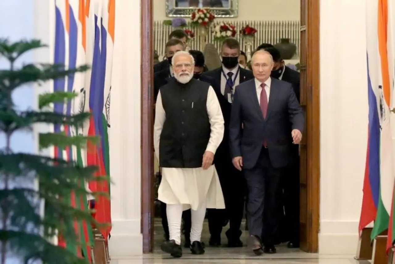 Narendra Modi and Vladimir Putin (File photo)
