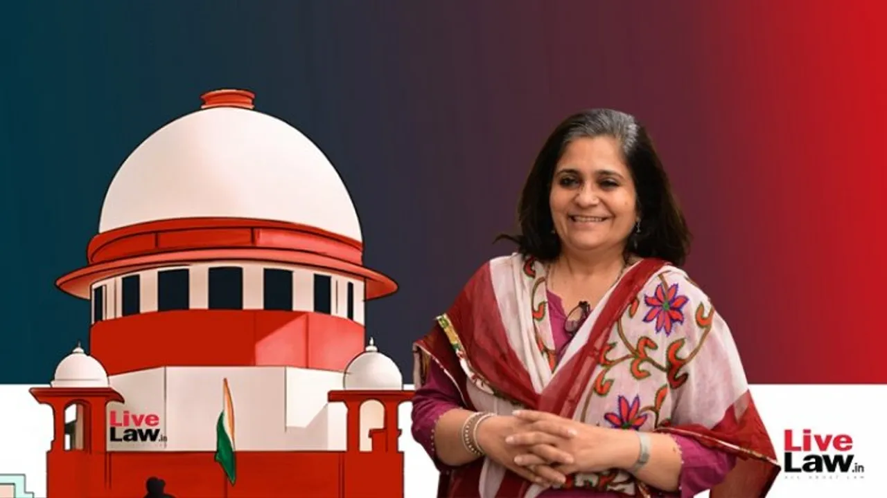 Teesta Setalvad (Image Courtesy: Live Law)