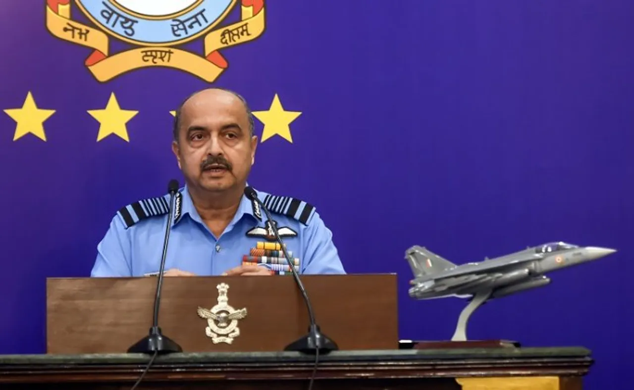 VR Chaudhari addresses press