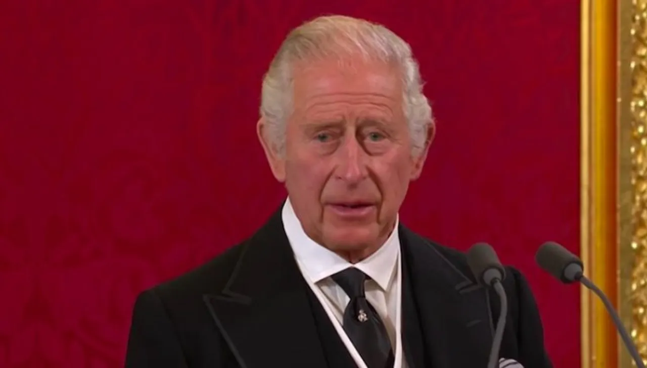 King Charles III making statement after accession
