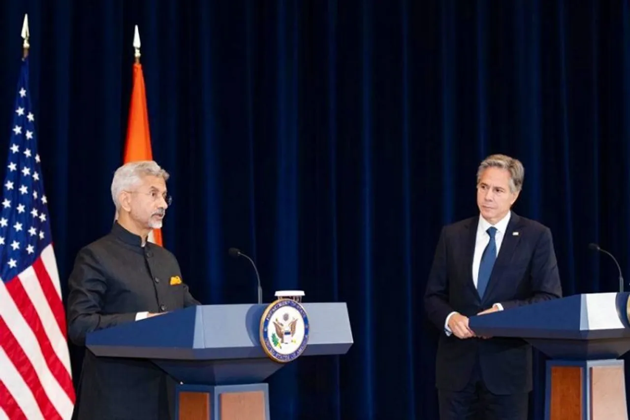 S Jaishankar with Antony Blinken