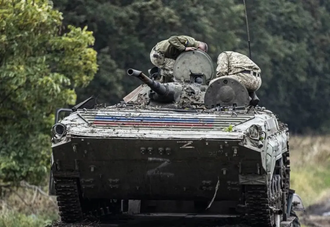 Russian tank captured