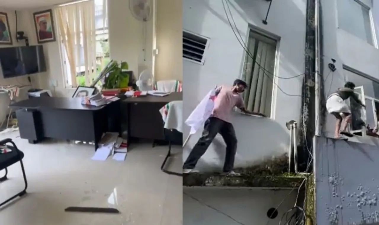 Rahul gandhi's office being attacked nearly two months ago