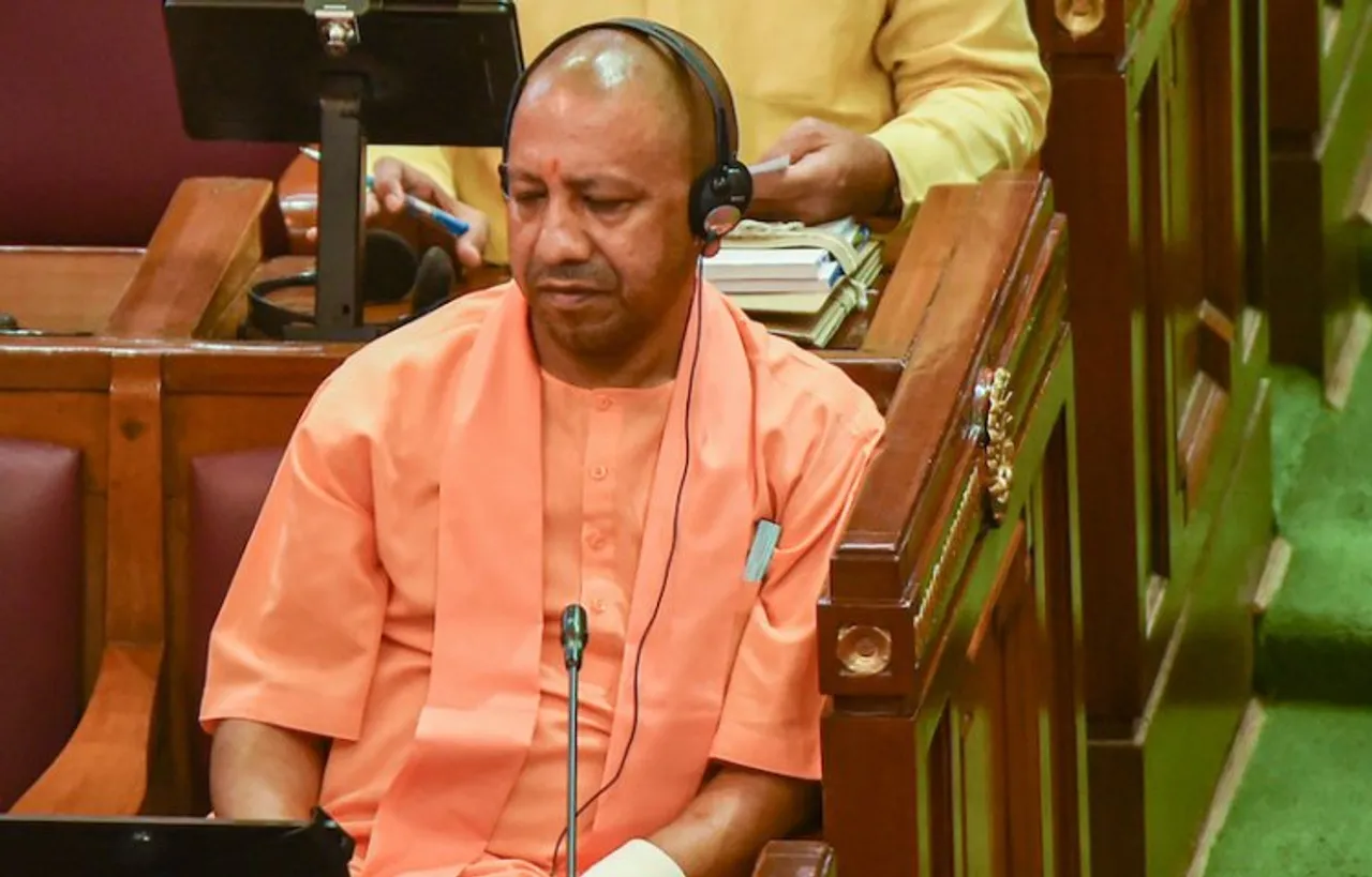 Yogi Adityanath in UP Assembly