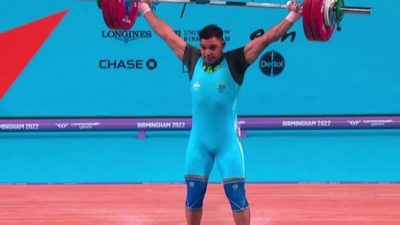 Weightlifter Ajay Singh, CWG 2022