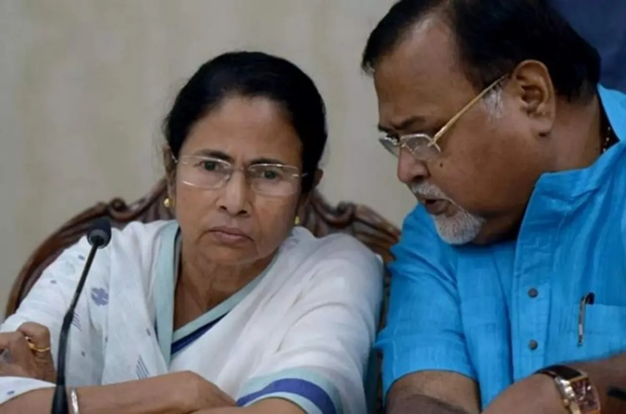 Bengal Chief Minister with Partha Chatterjee (File Photo)