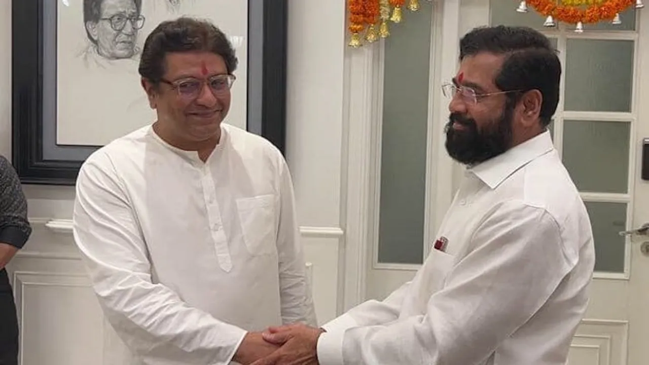 Raj Thackeray and Eknath Shinde