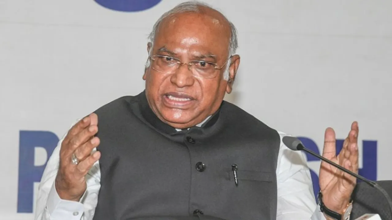 Leader of Opposition in Rajya Sabha Mallikarjun Kharge (File photo)
