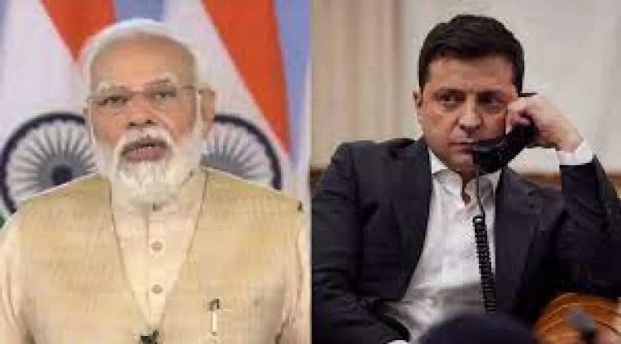  Prime Minister Narendra Modi and Ukrainian President Volodymyr Zelenskyy (File Photo)