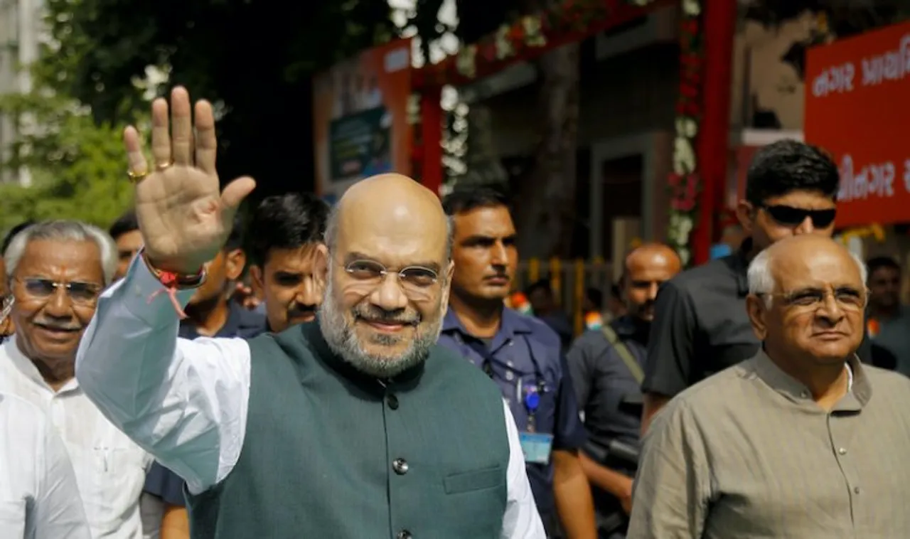 Amit Shah in Ahmedabad