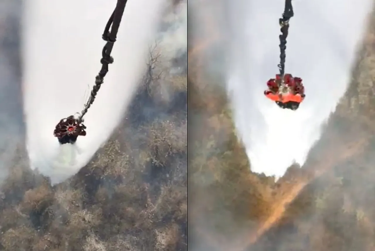 Sariska fire shrinks further, flames confined to 'just one hillock'