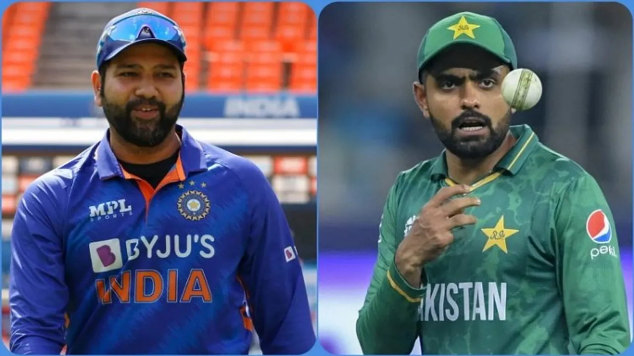 Rohit Sharma (Left); Babar Azam (Right) (File photo)