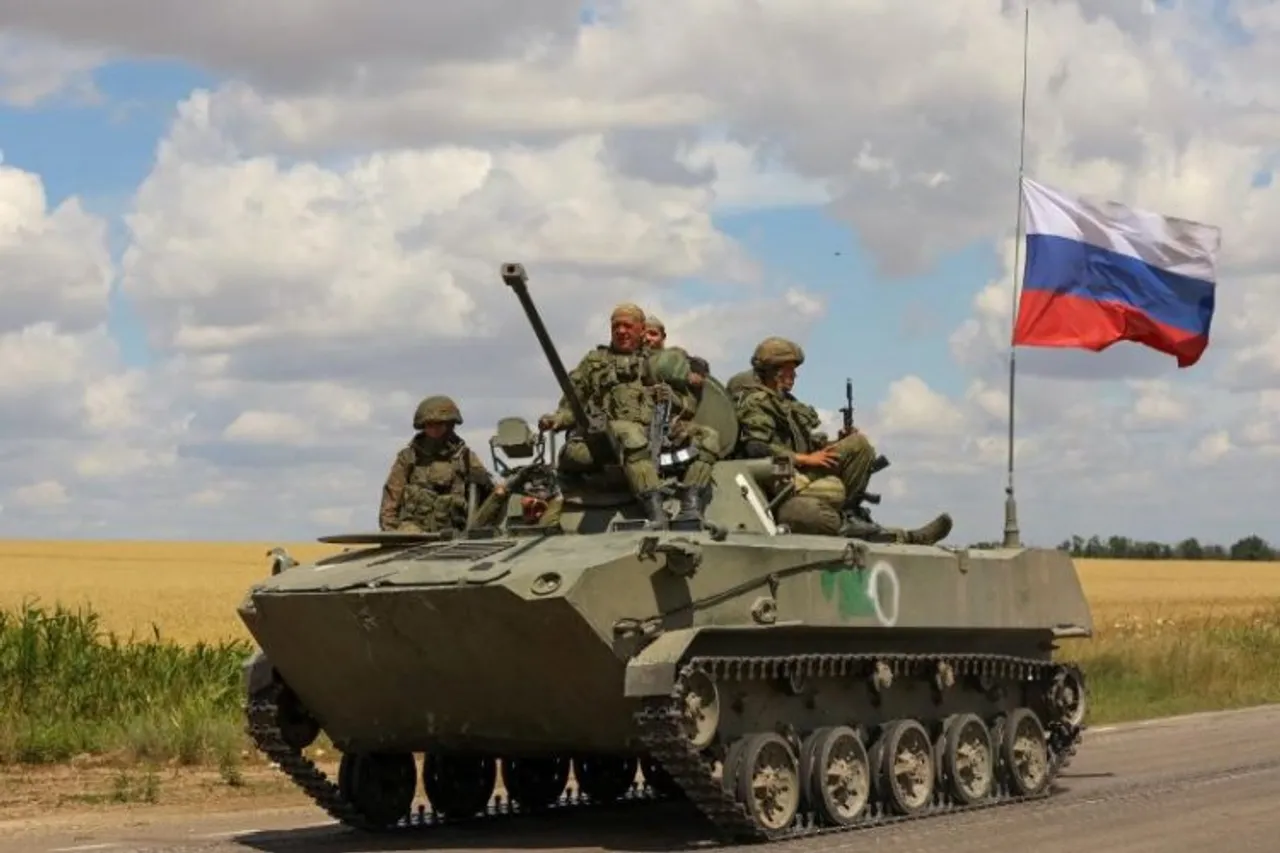 Russian troops