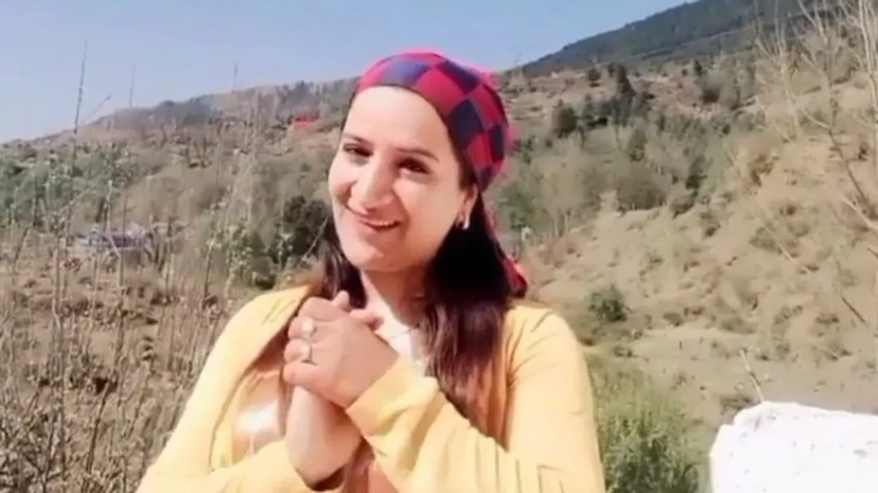 Kashmiri TV actor Amreen Bhat (File photo)