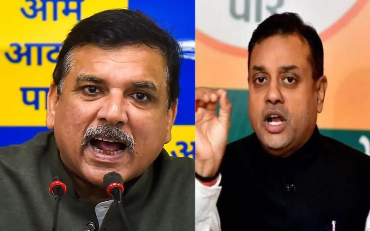 Sanjay Singh (Left); Sambit Patra (Right)