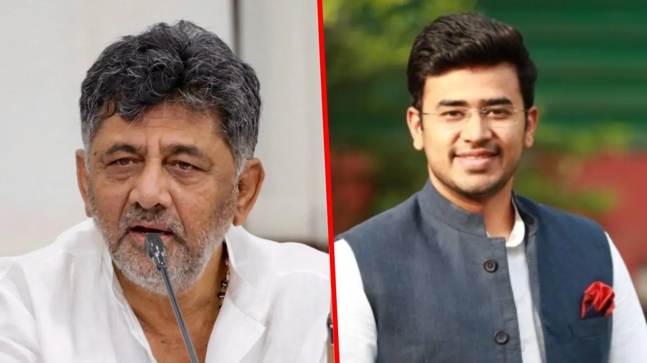 dk shivakumar vs tejaswi surya