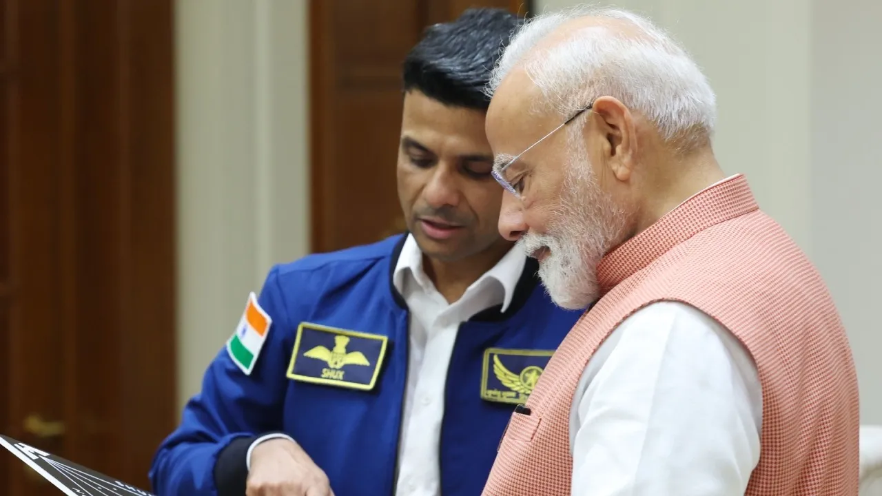 Shubhanshu shukla narendra modi (2)