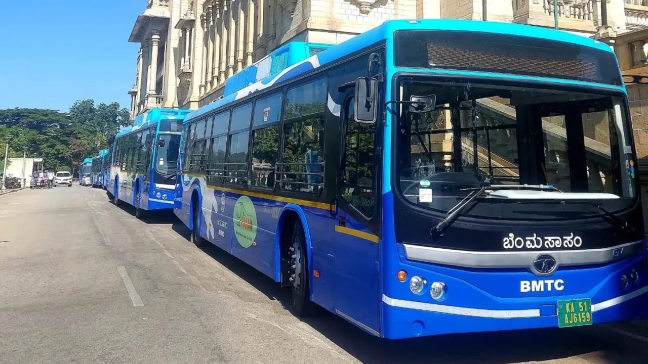 bmtc electric buses