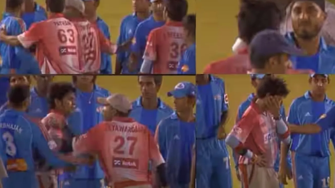 harbhajan singh and shrishant