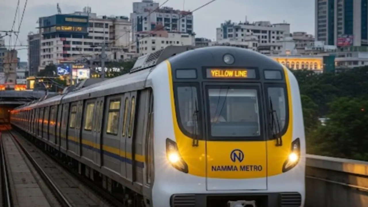 yellow metro line