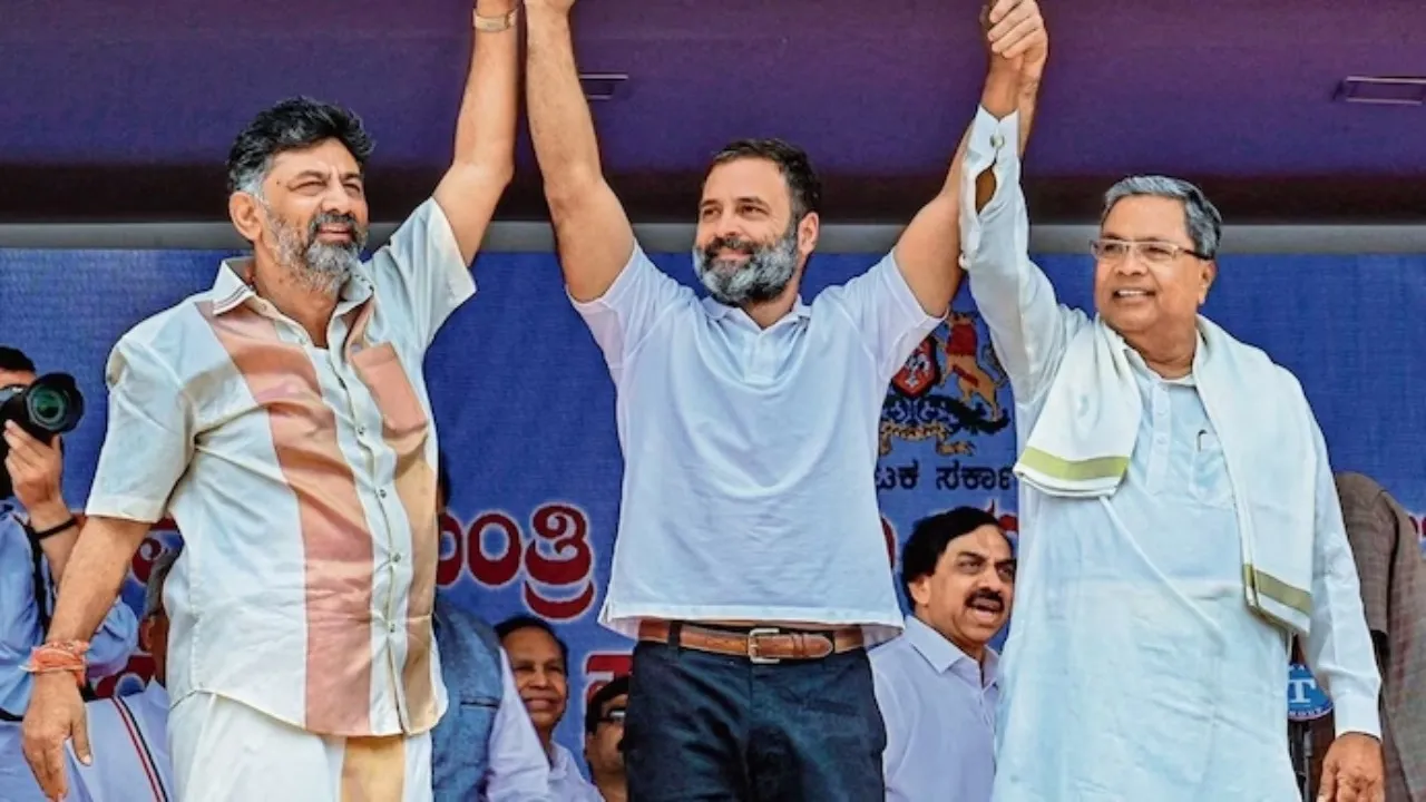 CM SIDDARAMAIAH AND RAHUL GANDHI