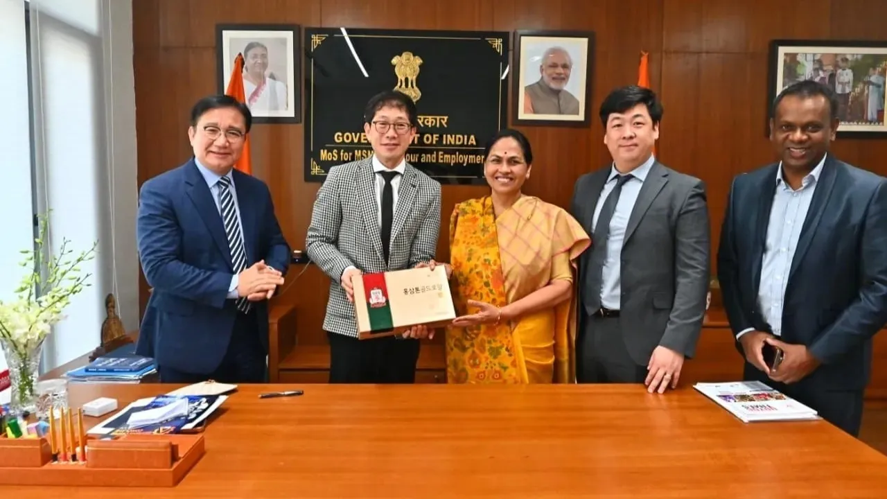 EMNI DELEGATION MEETS SHOBHA KARANDALJE