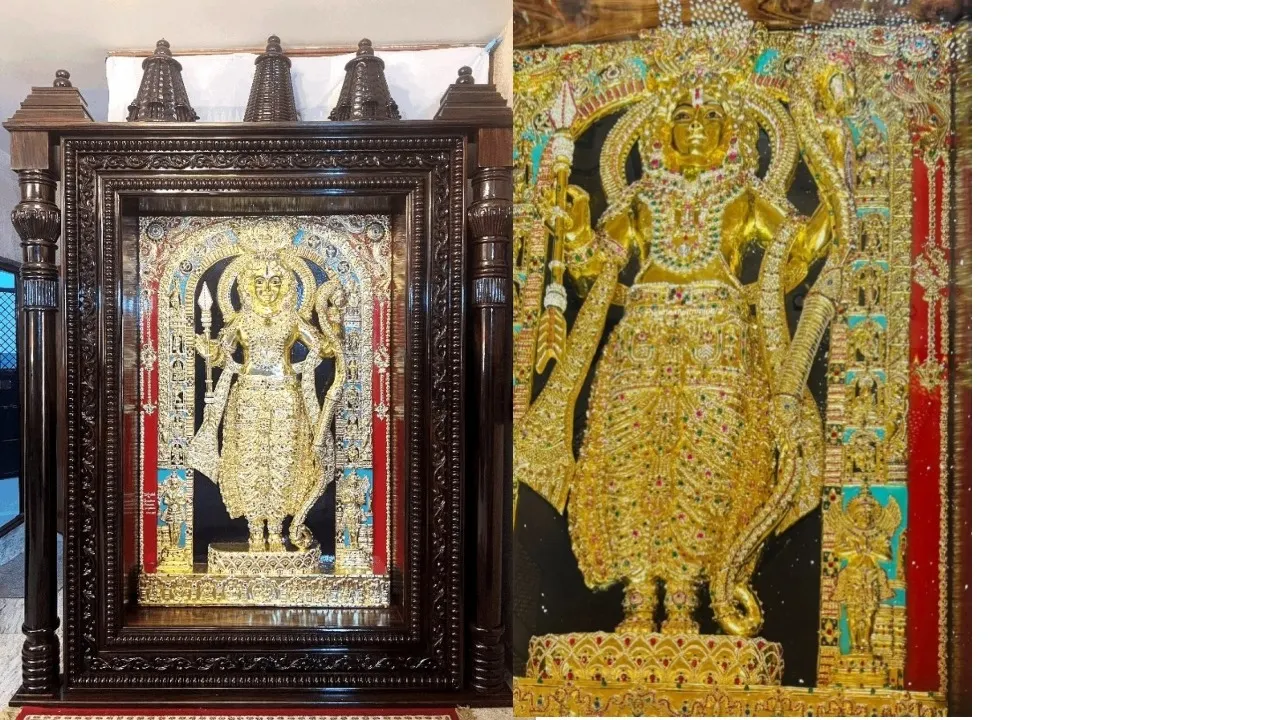 lord ram art donted to ram mandir